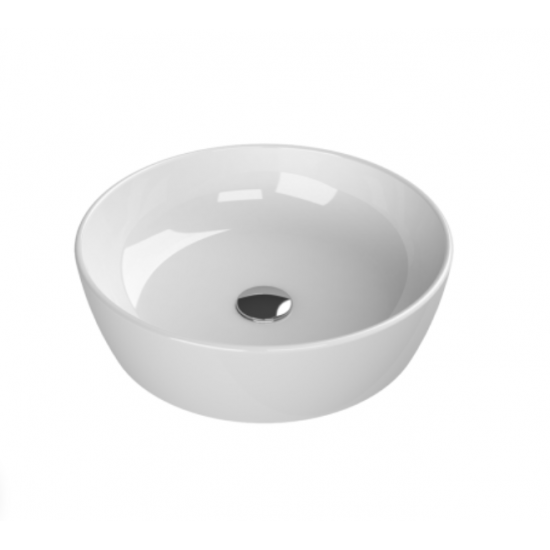 Επικαθήμενος Νιπτήρας Πορσελάνης Φ46 Cerastyle One 076100 Λευκό Επικαθήμενος Νιπτήρας Πορσελάνης Φ46 Cerastyle One 076100 Λευκό